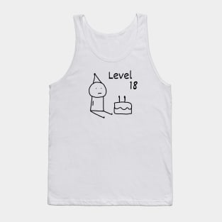 Level 18 Birthday | Doodle Tank Top